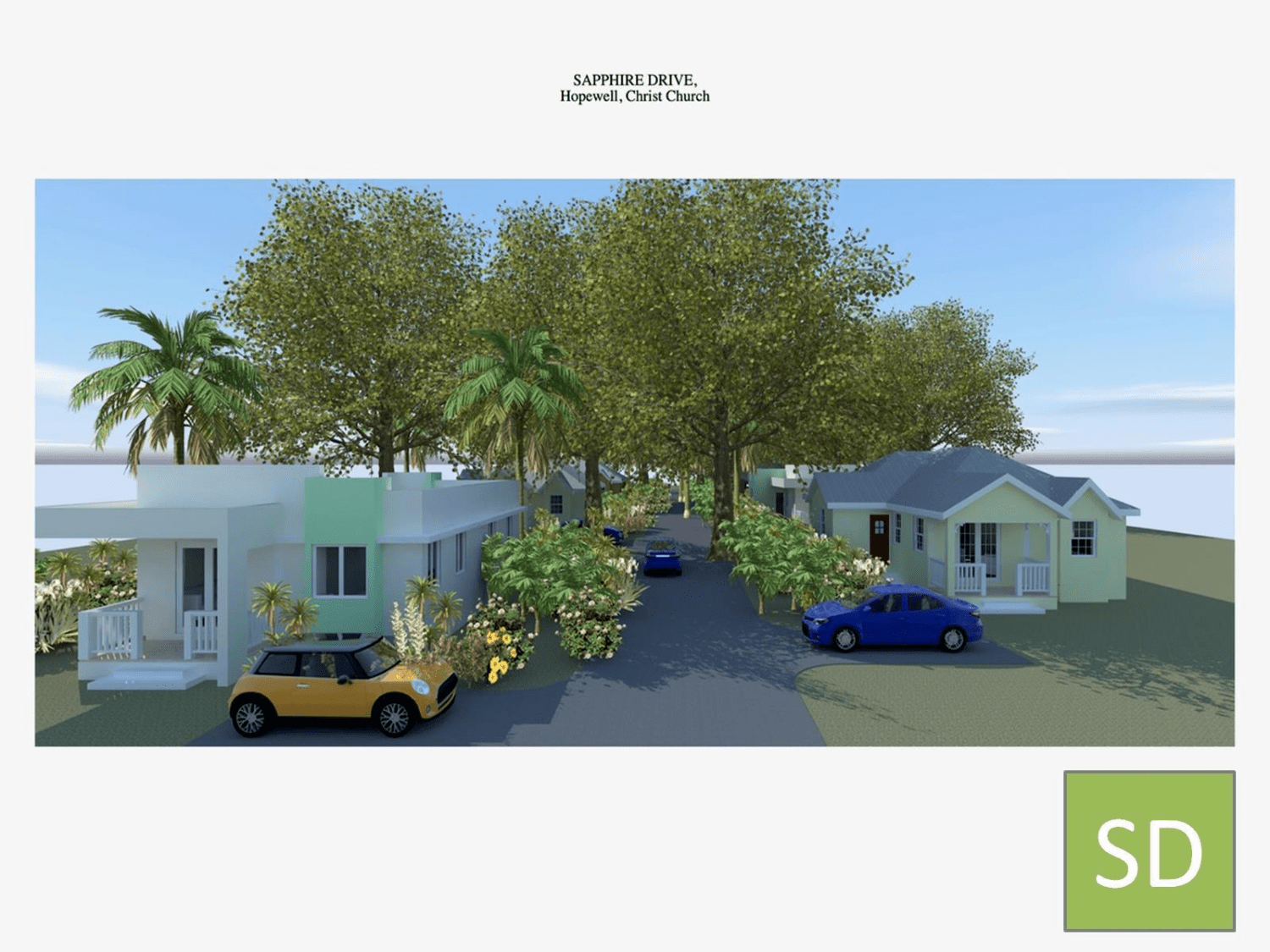 One Sapphire Drive Development 3D Model Homes